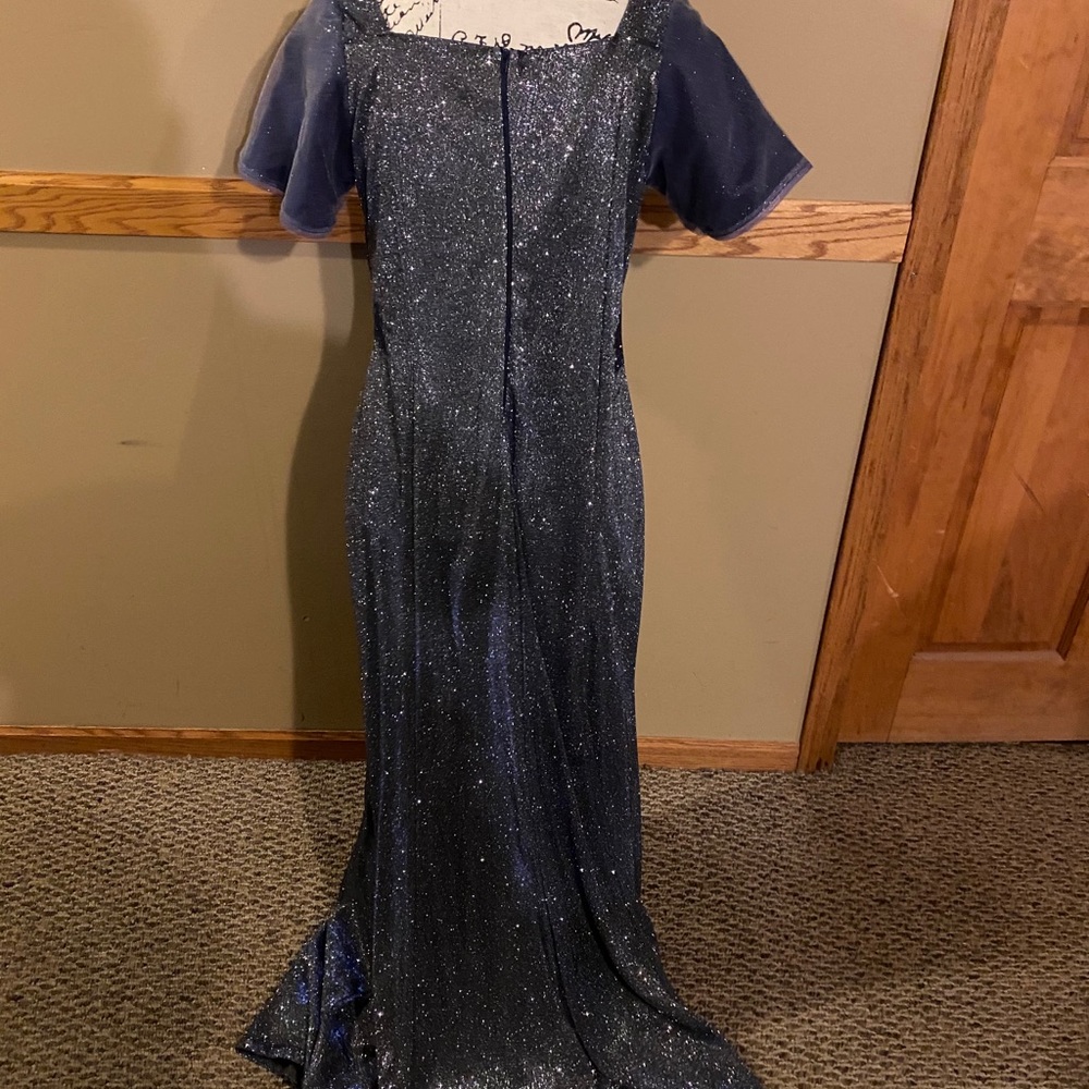 Sparkle blue gown